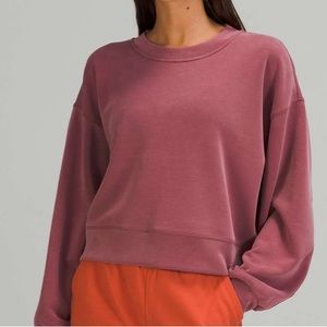 Lululemon Perfectly Oversized Cropped Crew *Softstreme™
Spiced Chai Size 6